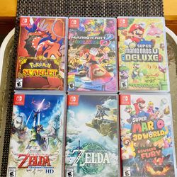 Nintendo Switch Games $40 Each