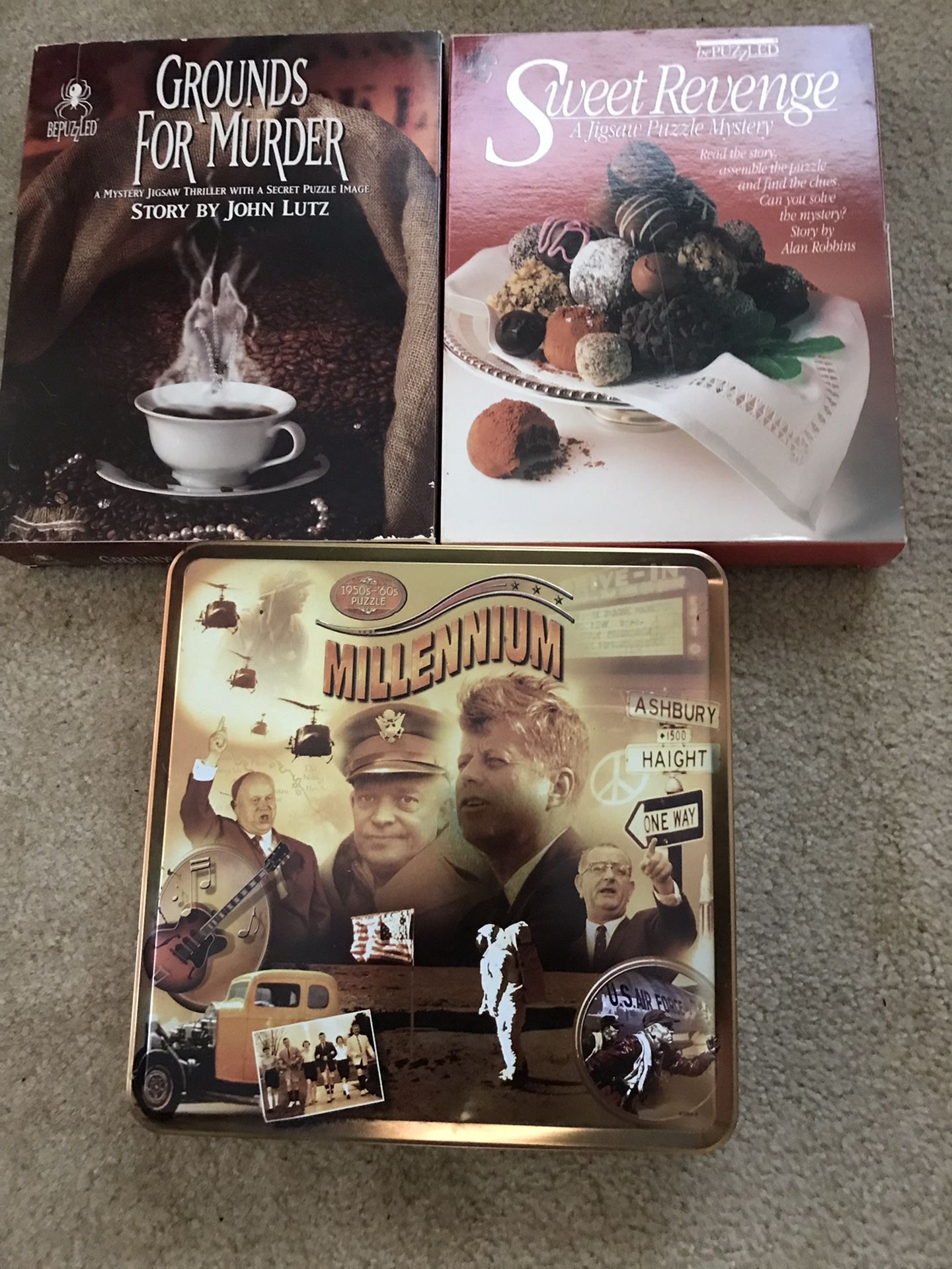 3 Puzzles $12.00 For All