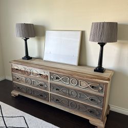 Noir Furniture Sofie 6 Drawer Dresser