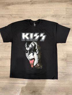 KISS Logo Gene Simmons Big Head Band Tee Men’s Size Extra Large