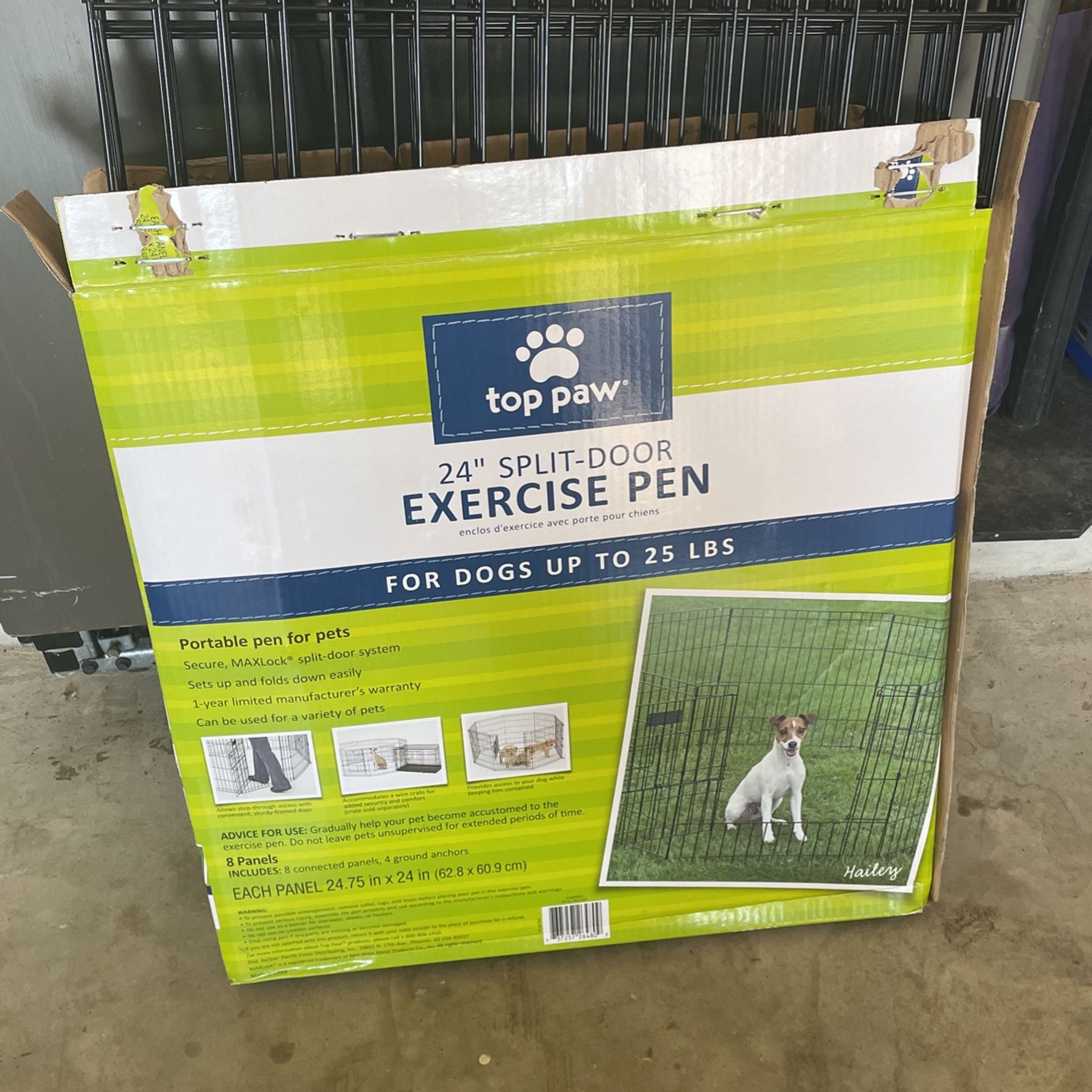 24” Split Door Exercise Pen