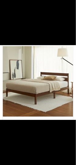 Brand new in box Queen bed frame with headboard
