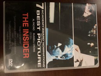 The Insider DVD – Al Pacino Russell Crowe