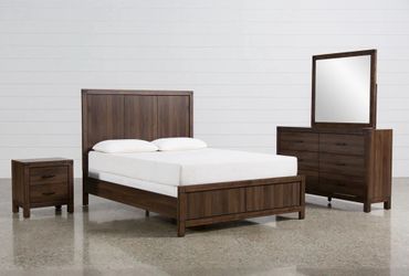 Living Spaces Willow Creek Queen Size Bed Set