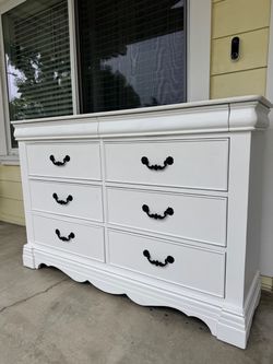 White dresser
