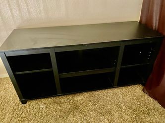 Black 50” tv stand