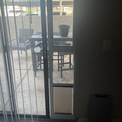 Large Dog Door For Sliding Glass Door With Window 