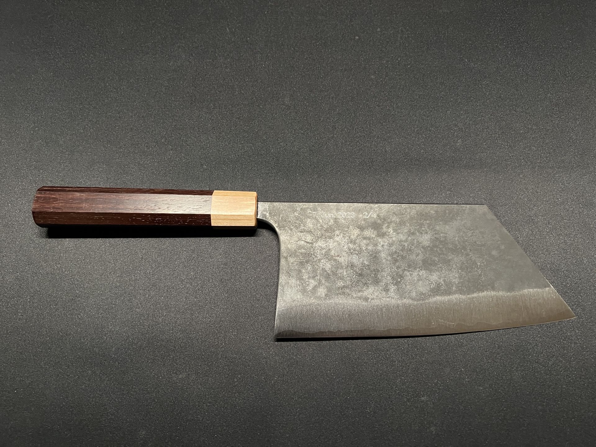 Shibata Tinker Tank 180MM kiri cleaver / chef knife