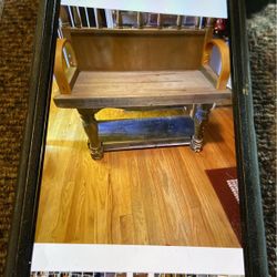 Great Small Wooden Bench. Measurements In Pics 