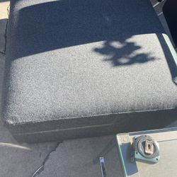 BEAUTIFUL OTTOMAN CLEAN LIKE NEW GRAY COLOR 