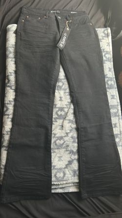 Purple jeans (flared)