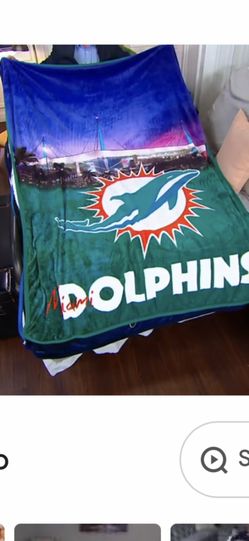 Miami Dolphin’s Light Up Blanket $70