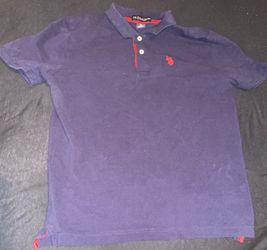 navy blue/red polo assassin XL kids