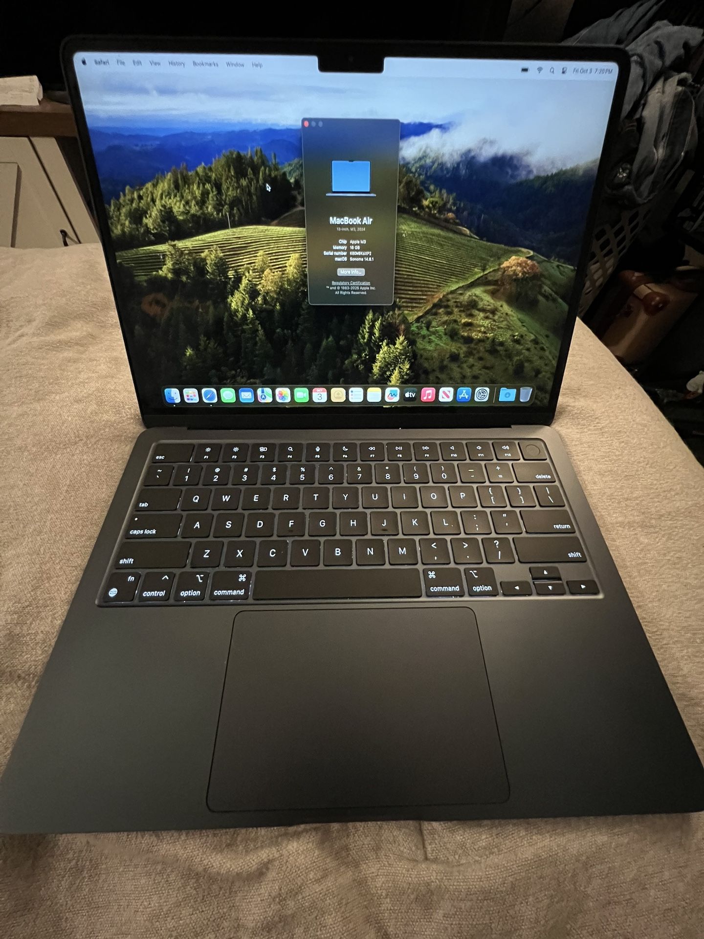 MacBook Air M3 Blue 13in
