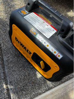 New DeWalt Generator/Inverter.