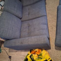 Drak blue couches