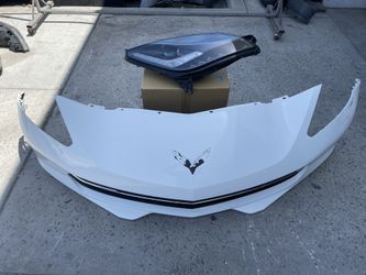 Front Bumper Grill And Headlight For Corvette Stingray