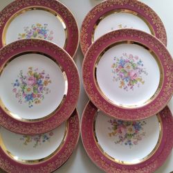 Dncrusted Gold 6 Small Plates  By Salem