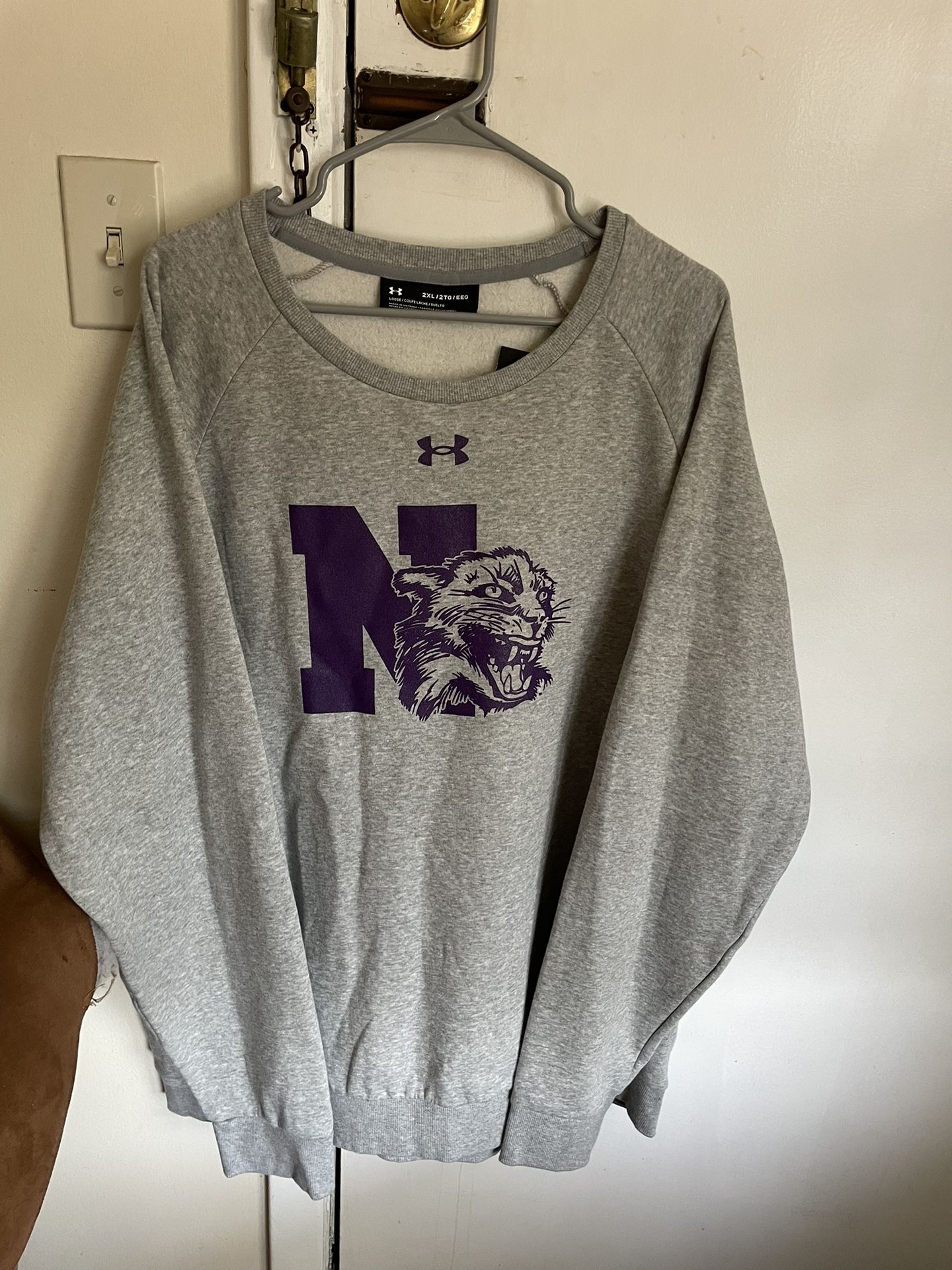 Northwestern Wildcats UA Men’s  NCAA Retro Sweatshirt XXL 