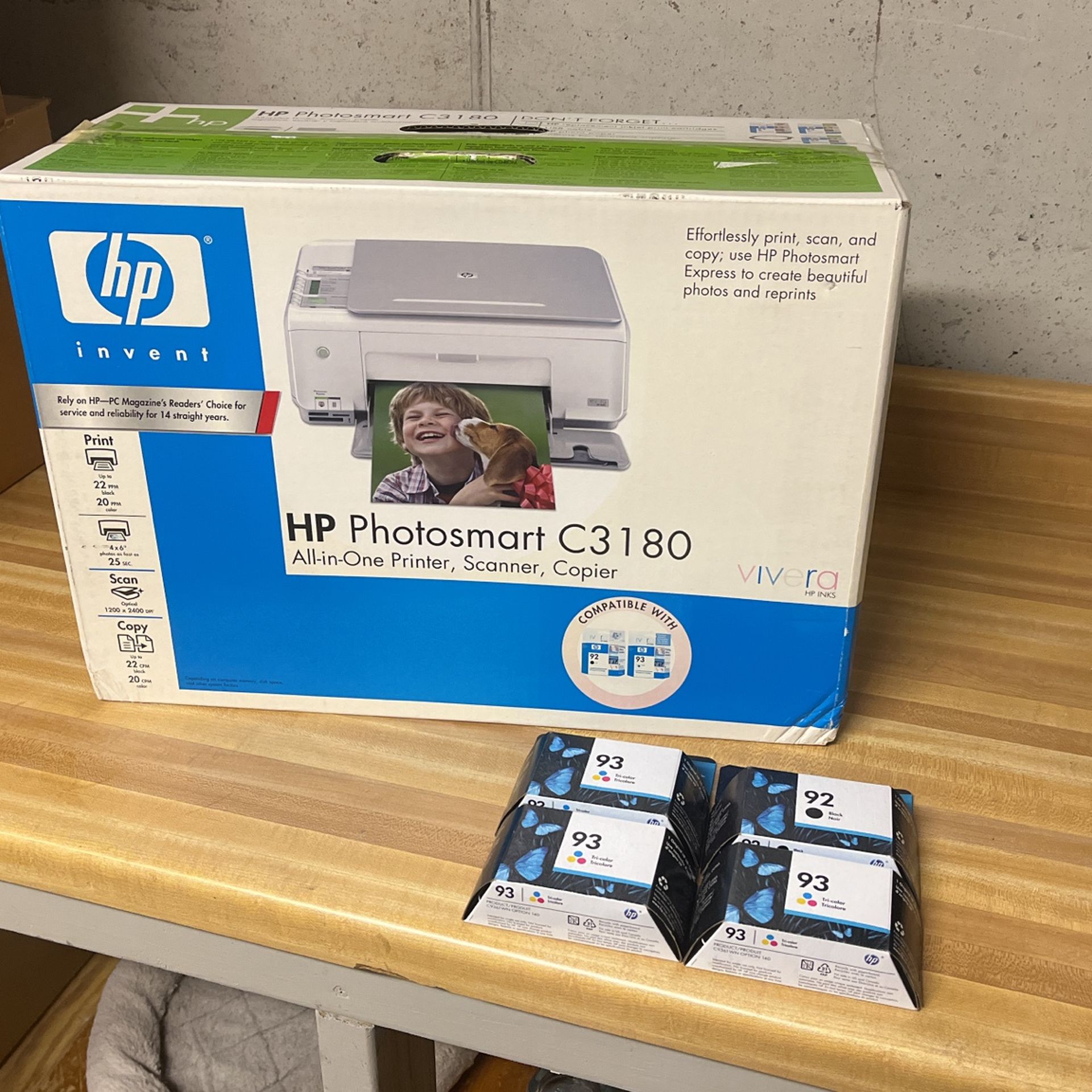 Printer: HP Photosmart C3180