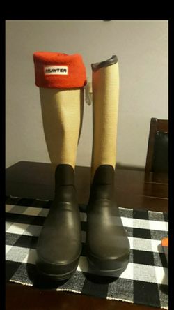 Hunter boots...