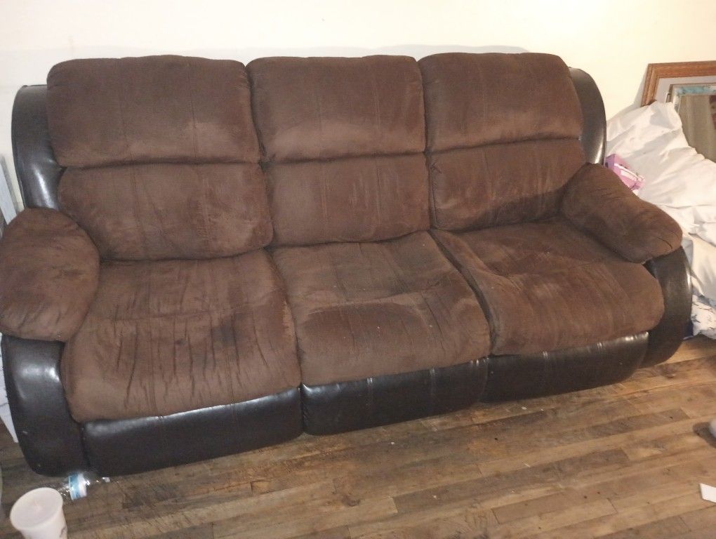 Couches (Set) With Recliners