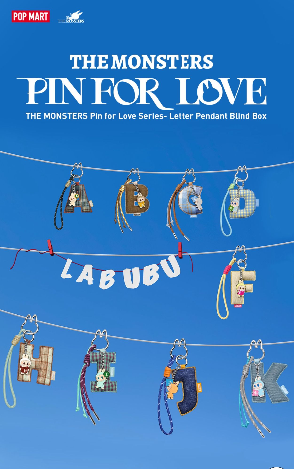 Pin For Love Letters Keychain