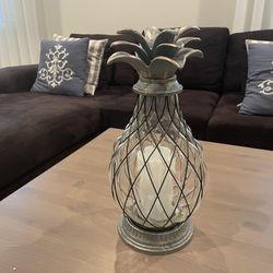 Home Reflections Indoor/Outdoor 17" Pineapple Lantern