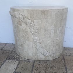 MidCentury Modern Tessellated Marble Table