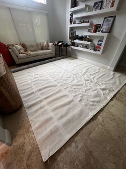NEW Large 12 x 15 Jonathan Y Cream Area Rug