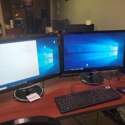 24' DUO VIEWSONIC MONITOR WITH DUO STAND (D1025)

