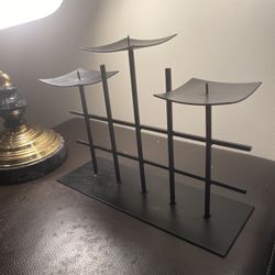 Candle Holder Wrought Iron Beautiful For Large Square Candles