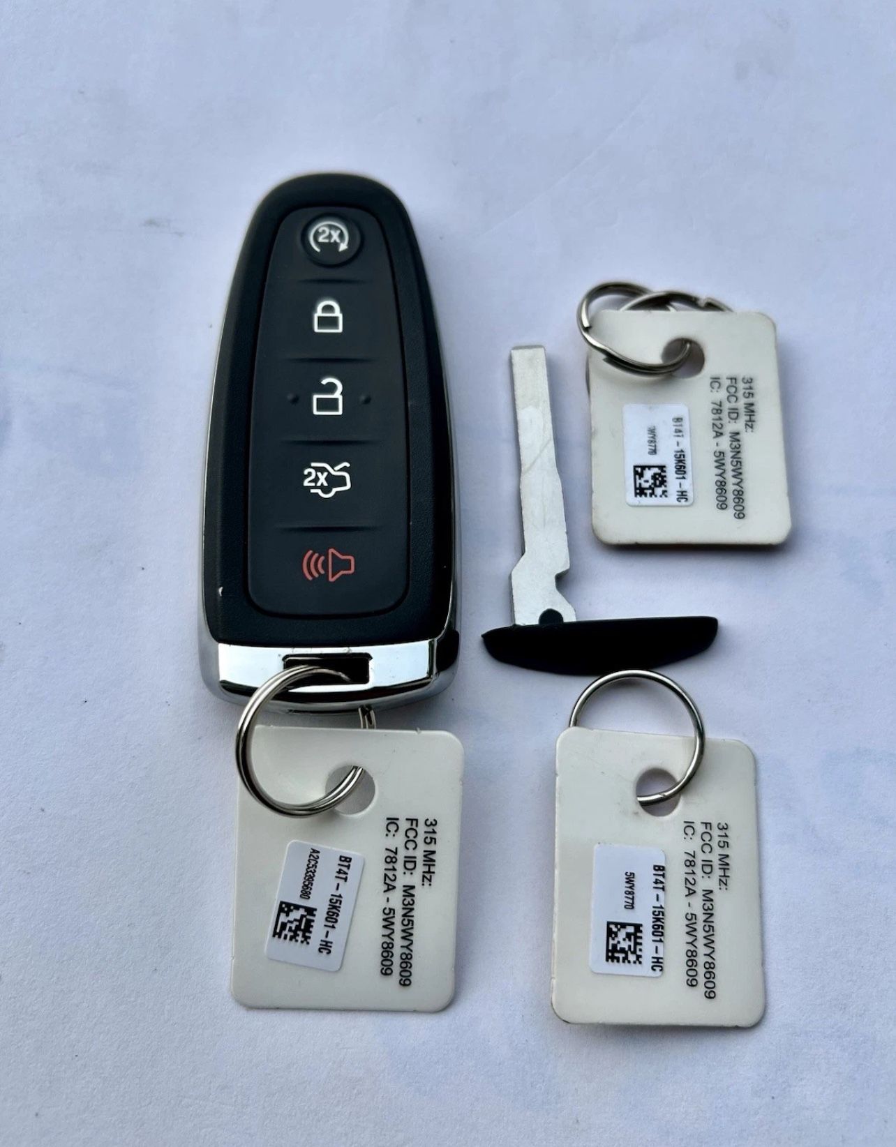 OEM ELECTRONIC 5 BUTTON REMOTE START KEY FOB FOR 2017-2019 FORD ESCAPE