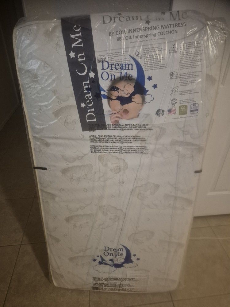 Large Crib Mattress 52inch long, Brand New