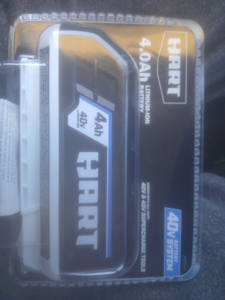 Hart 4.0Ah Lithium Ion Battery (New)