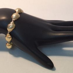Conch Shell Bracelet 14k/15.3g  7"