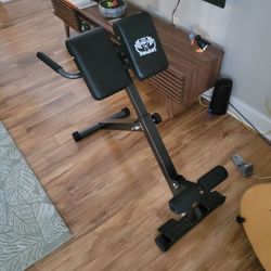 Back extension/roman chair/hyperextension machine