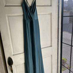 Teal Long Dress
