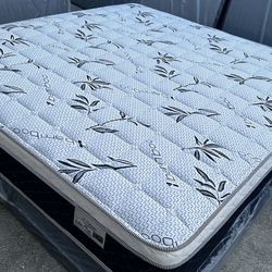 💜cal-king Pillow Top Mattress 12" Thick