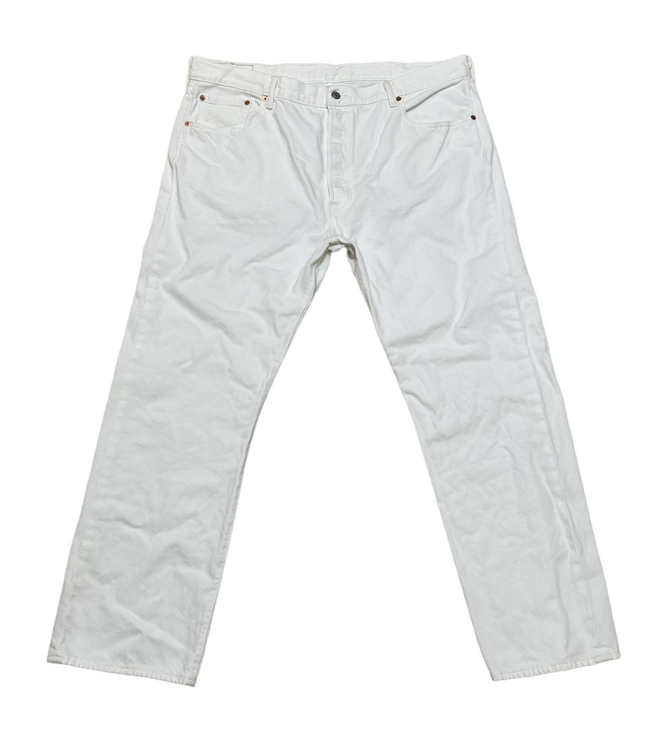 Vintage Levi’s Jeans 501 Men’s 40x30 White Button Fly Casual 90’s