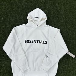 Fear of God Essentials Hoodie White