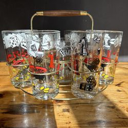 Vintage Games Glasses Set