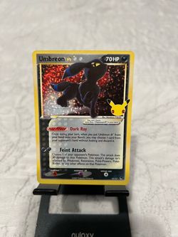 Umbreon Gold Star 17/17  Pokemon card