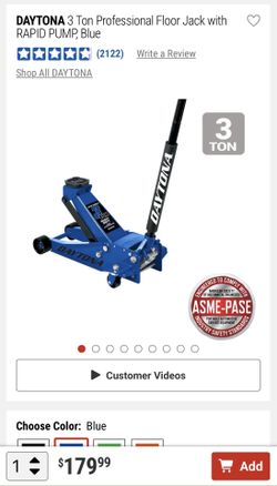 Band new! DAYTONA 3 Ton Professional Floor Jack