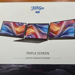 TeamGee S3 Dual Laptop Screen Extender 1080p Resolution NEW MONITOR