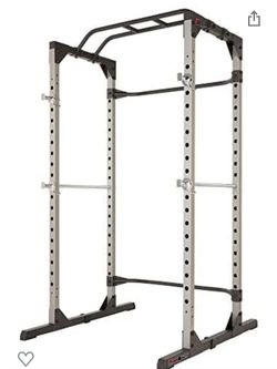 Fitness Reality 810XLT Super Max Power Cage with Optional Lat Pull-down Attachment and Adjustable Leg