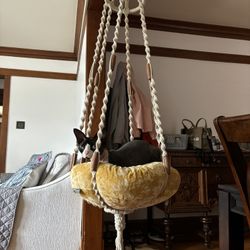 Macrame Cat/Plant Hammock 