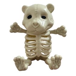 Teddy Bear Skeleton Bones Decor Ornament Halloween Prop Horror Haunted House