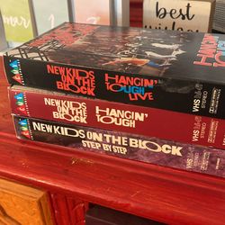 New Kids On The Block VHS (3)