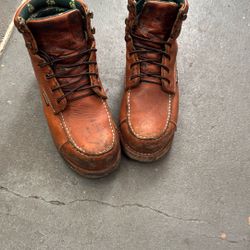 Golden Retriever 6''Composite/Soft Toe Work Boots For Men,Waterproof Wedge Moc Toe, Oil/Slip Resistant, Leather Welt, Industrial Construction Durty wo